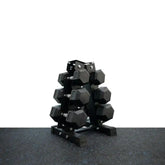 5/7.5/10kg Hex Dumbbells with Rack